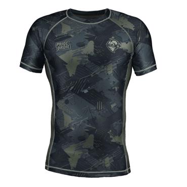 PRIDE OR DIE shadow s/s RASHGUARD - BLACk